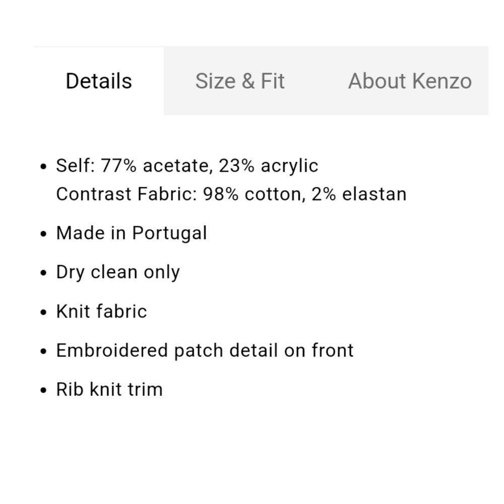 Kenzo Jaspe Sweatshirt in Dark Grey - Picture 7 of 7